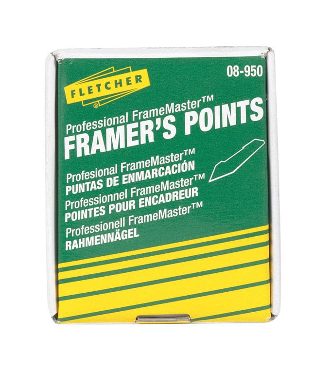 Fletcher-Terry 08-950 Professional FrameMaster Framer's Points For Repairing or reglazing windows 3000 pk