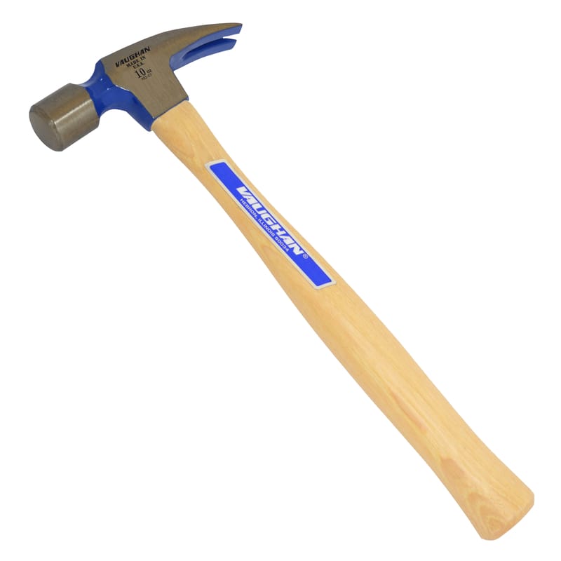 Vaughan 9 Little Pro 10 oz Smooth Face Rip Claw Hammer 11 in. Hickory Handle