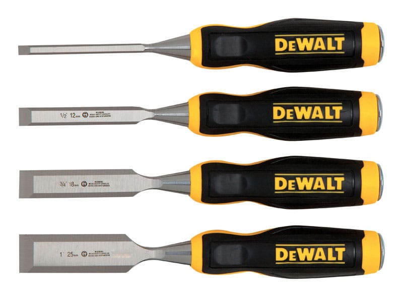 Dewalt DWHT16063 5 in. L Wood Chisel Set 4 pc