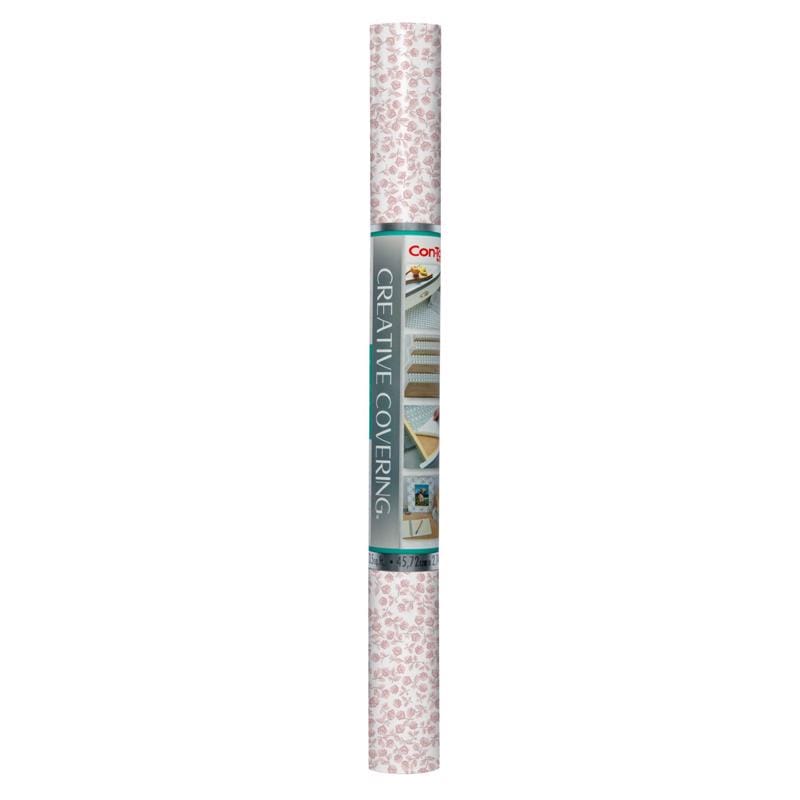 Con-Tact 09F-C9A77C3-12 9 ft. L X 18 in. W Pink Shelf Liner
