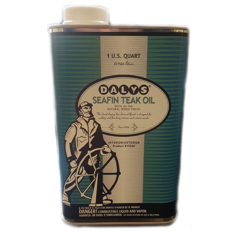 Dalys 15040 SeaFin Amber Transparent Teak Oil Finish 1 qt