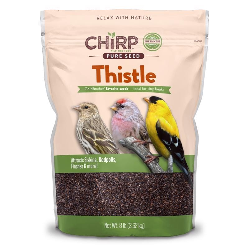 Chirp 17400 Pure Seed Thistle Seed Wild Bird Food 8 lb
