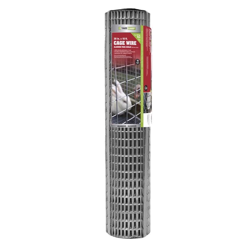 Yardgard 309302A 30 in. H X 10 ft. L Galvanized Steel Welded 1/2 x 1 in.