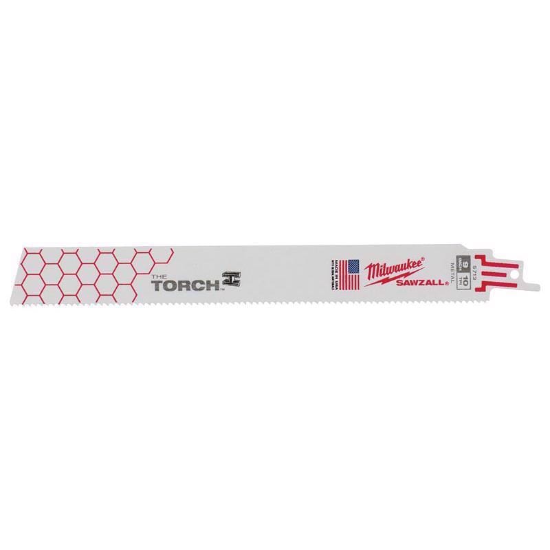 Milwaukee 48-500-5713 Sawzall Blade 10T 9" Torch 5 Pack