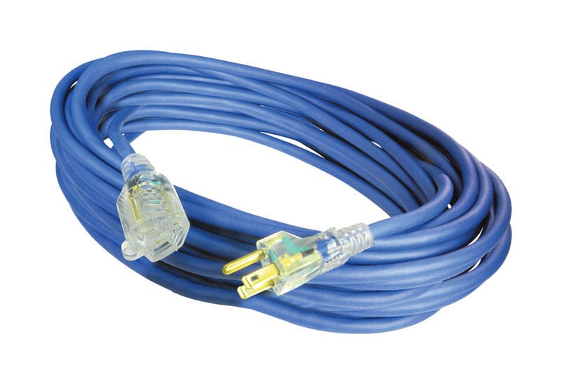 Projex GL-JOW143-50XBP Outdoor 50 ft. L Blue Extension Cord 14/3 SJOW