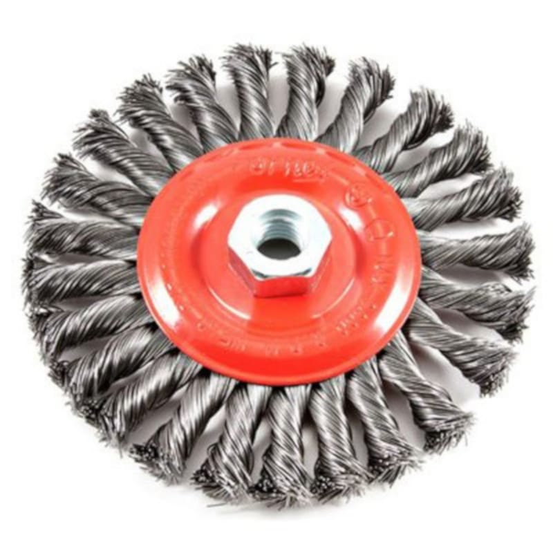 Forney 72758 6"X5/8-11Thd Knot Wheel