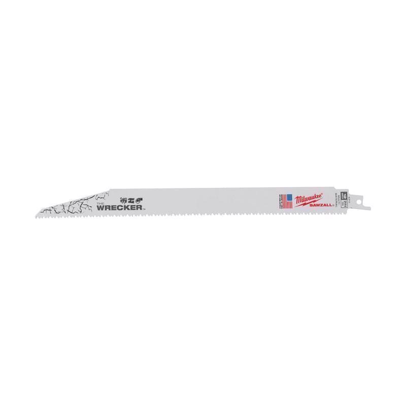 Milwaukee 48-00-5711 Sawzall Blade 8T 12" Wrecker 5 Pack