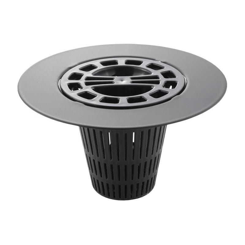 Danco 9D00011086 Matte Plastic/Stainless Steel Hair Catcher Shower Drain Cover