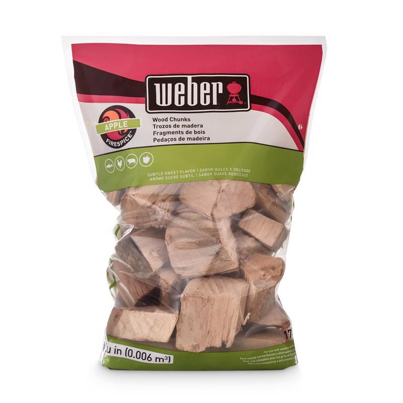 Weber 17139 Firespice All Natural Apple Wood Smoking Chunks 350 cu in