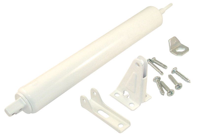 Barton Kramer 324WC Powder Coated White Aluminum Pneumatic Adjustable Door Closer