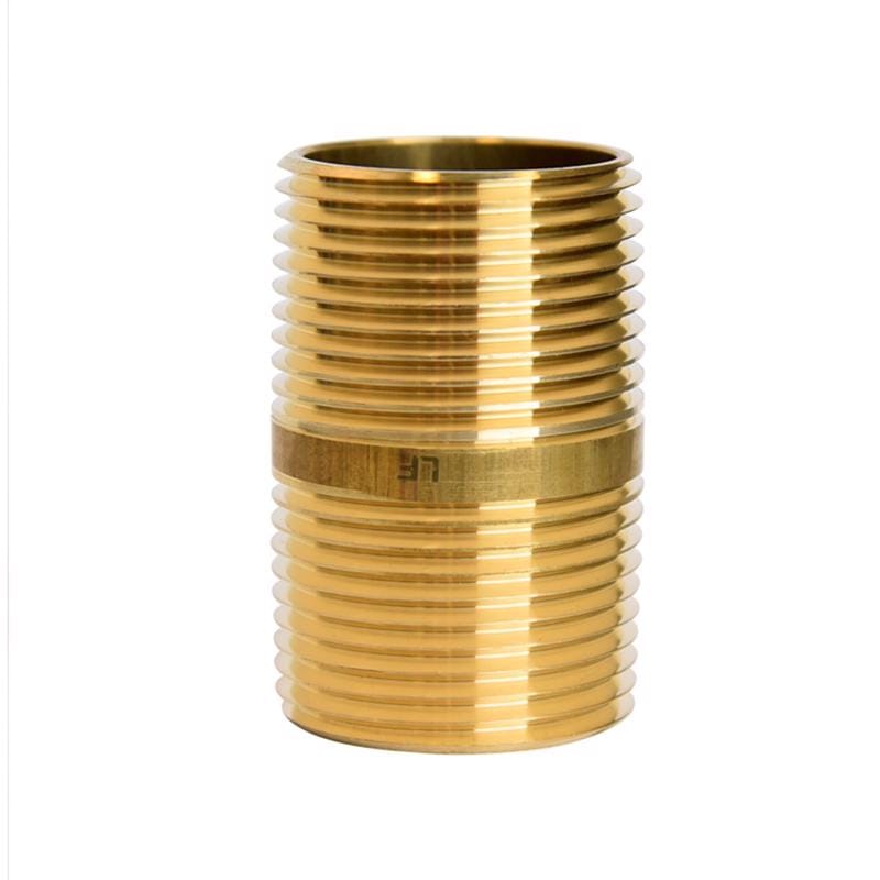 Atc 6JC126300201056 1 in. MPT X 1 in. D MPT Yellow Brass Nipple 2 in. L