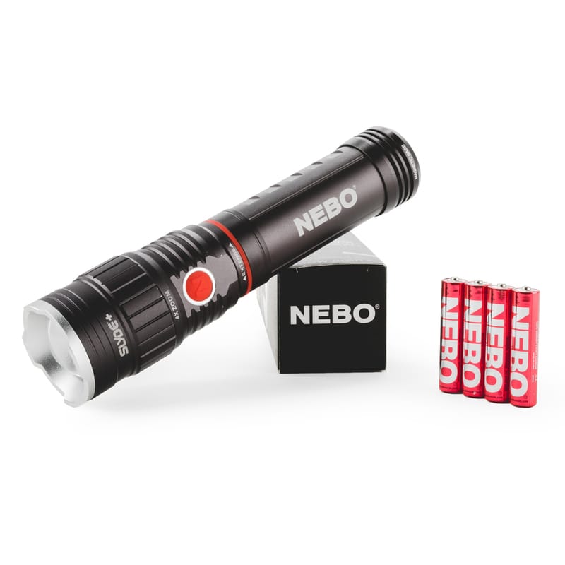 Nebo NEB-WLT-0006 Slyde Plus 400 lm Storm Gray LED Work Light Flashlight AAA Battery