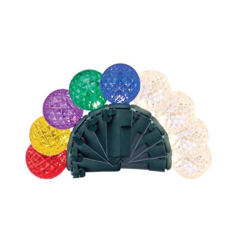 Celebrations 02-01002A LED G12 Multicolored 50 ct Christmas Lights