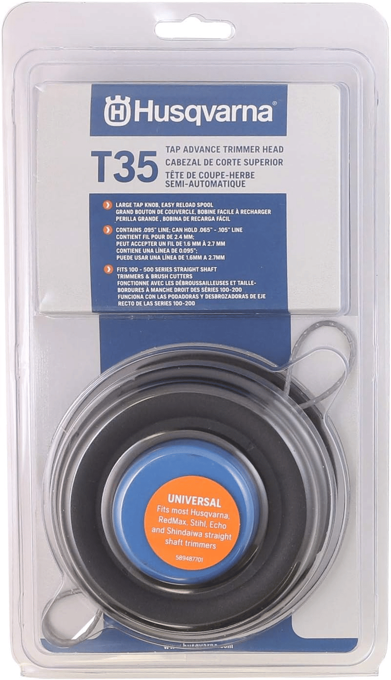 Husqvarna 537388101 T35 Univ Head W/Line In Clam