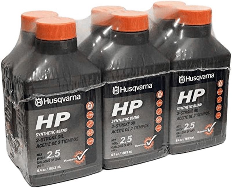 Husqvarna 593152603 Hp 2 Stroke Oil 6.4 oz. 2.5 Gal Mix 6 Pack