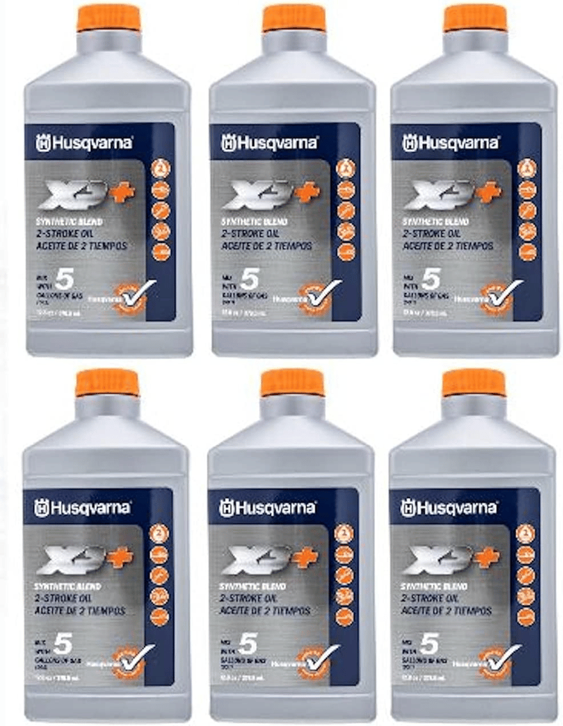 Husqvarna 593152304 XP+ 2 Stroke Oil 12.8 oz. 5 Gal Mix  6 Pack