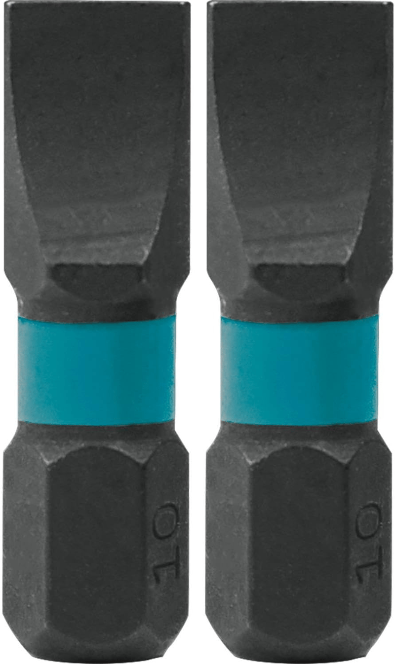 Makita A-96637 ImpactX #10 Slotted 1″ Insert Bit, 2/pk