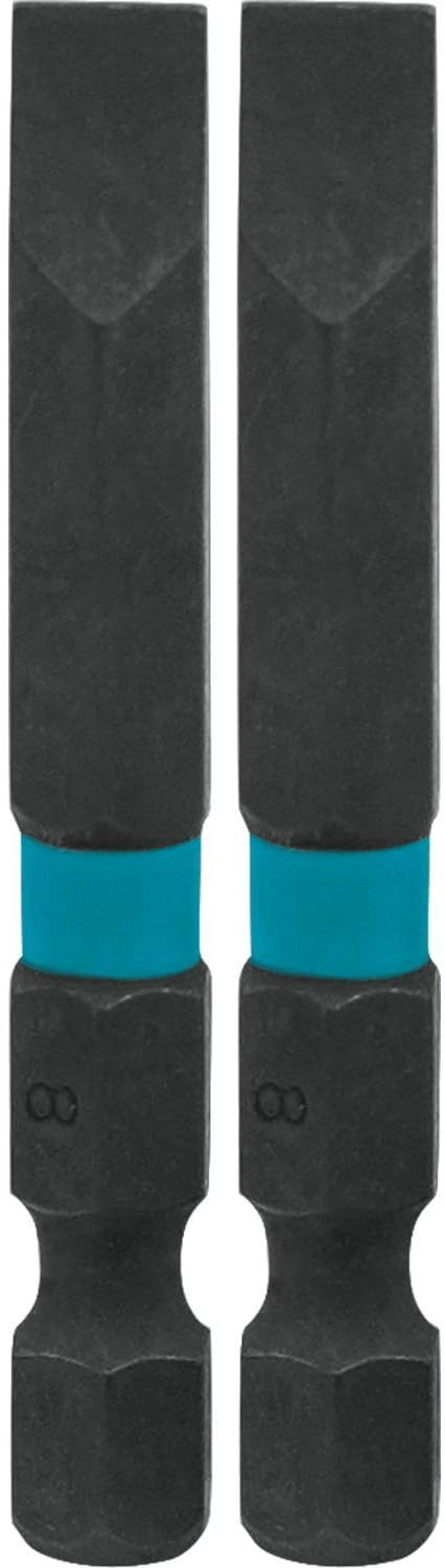 Makita A-96796 ImpactX #8 Slotted 2″ Power Bit, 2/pk