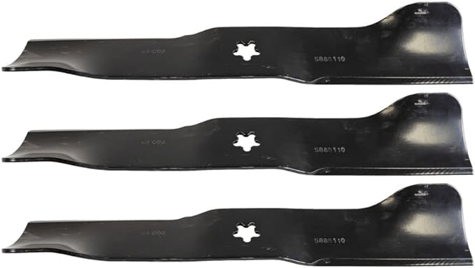 Pack of 3 Husqvarna 588811002 Blade Bagger.RES.CLRCT.48".BLK