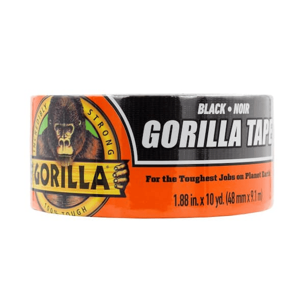 Gorilla Glue 105631 Duct Tape Black 10Yd