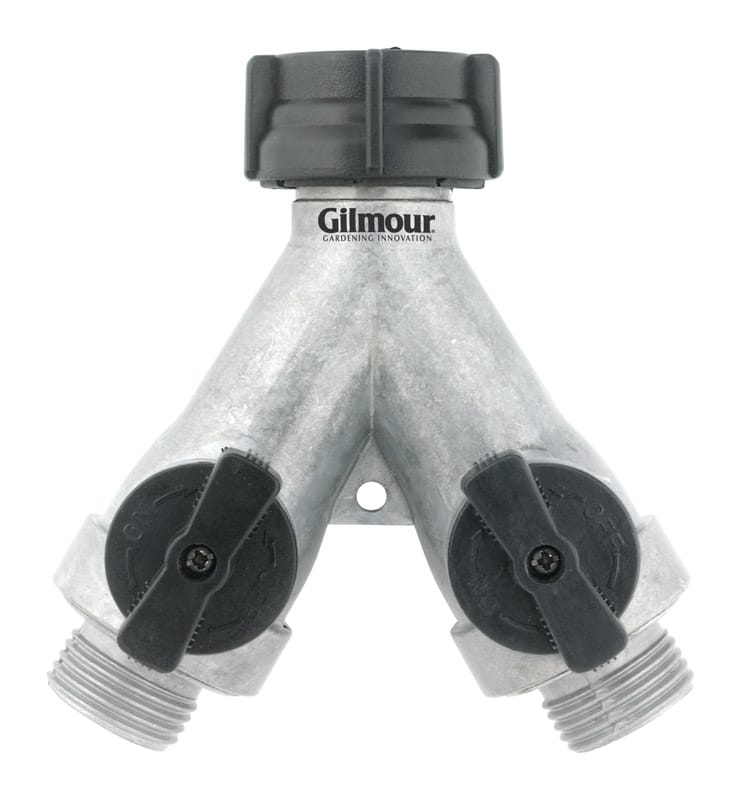 Gilmour 800214-1001 Shut Off, Double Male Coupling, 3/4" Ght