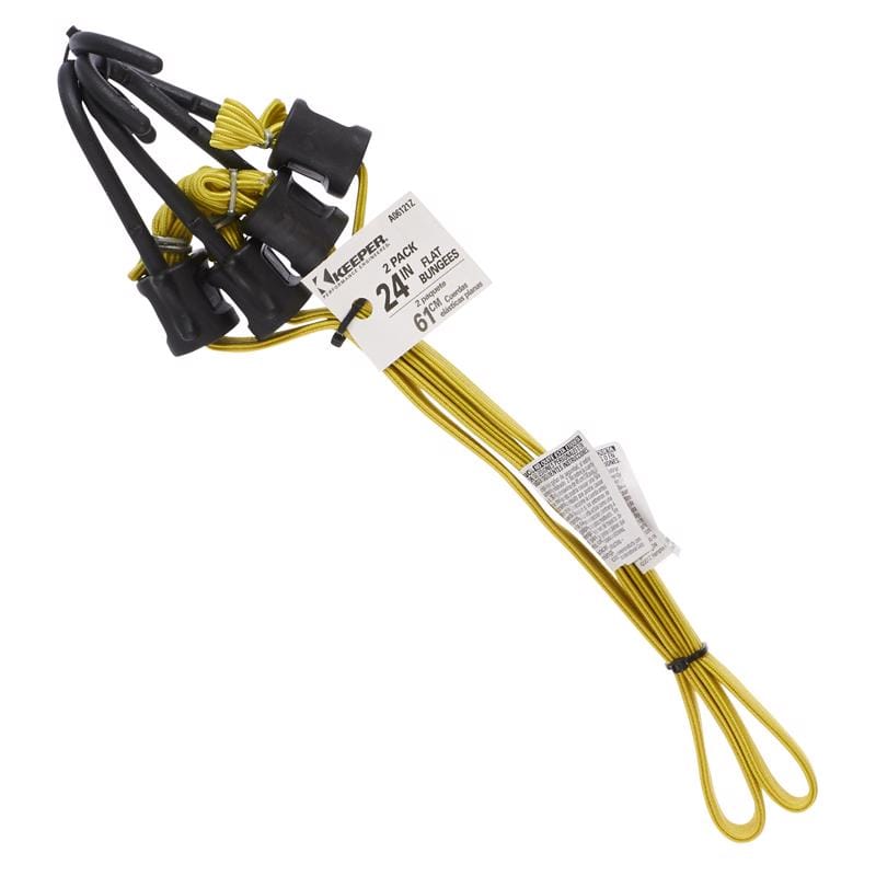 Keepr A06121Z Bungee Cord Flat 24" Yellow