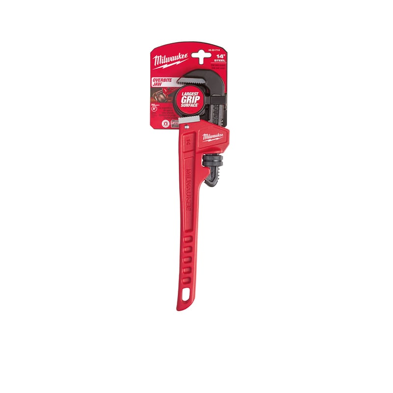 Milwaukee 48-22-7114 2 in. Pipe Wrench 14 in. L Black/Red
