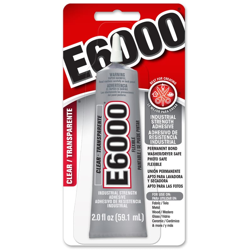 E6000 800432 Craft Industrial Strength High Strength Clear All Purpose Adhesive 2 oz