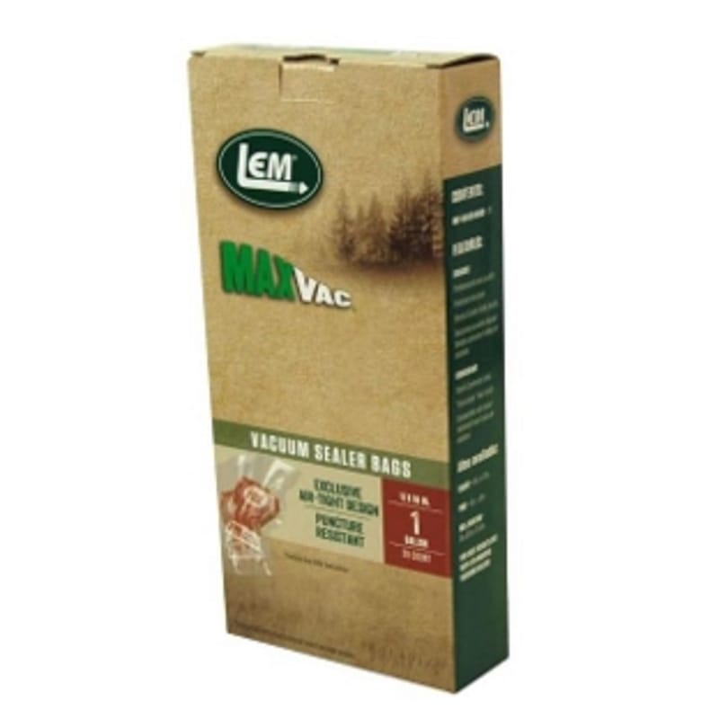 Lem 1390 MaxVac Clear Vacuum Sealer Rolls and Bags 1 pk