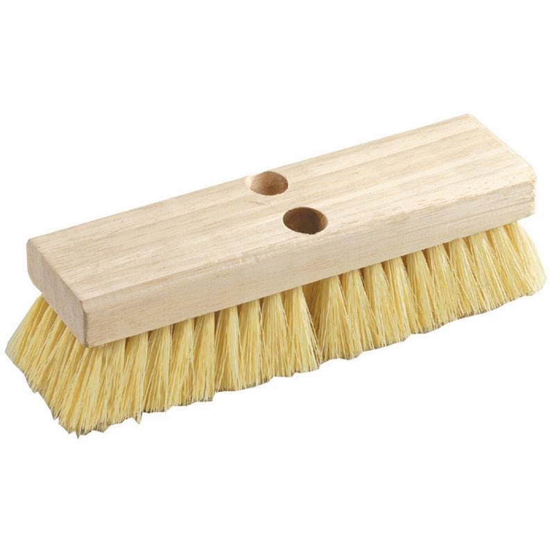 DQB 08760 10 in. W Medium Bristle Wood Handle Scrub Brush