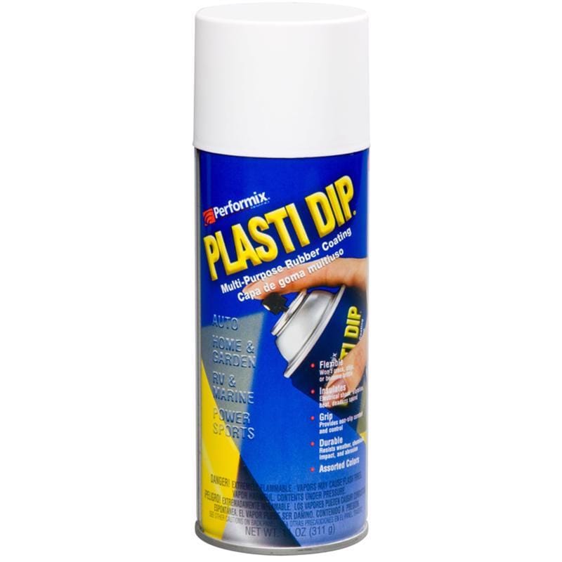 Plasti Dip 11207-6 Flat/Matte White Multi-Purpose Rubber Coating 11 oz oz