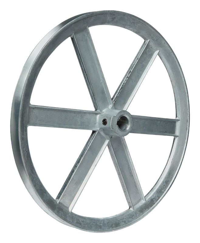 Chicago Die Cast 1000A6 10 in. D X 5/8 in. D Zinc Single V-Grooved Pulley