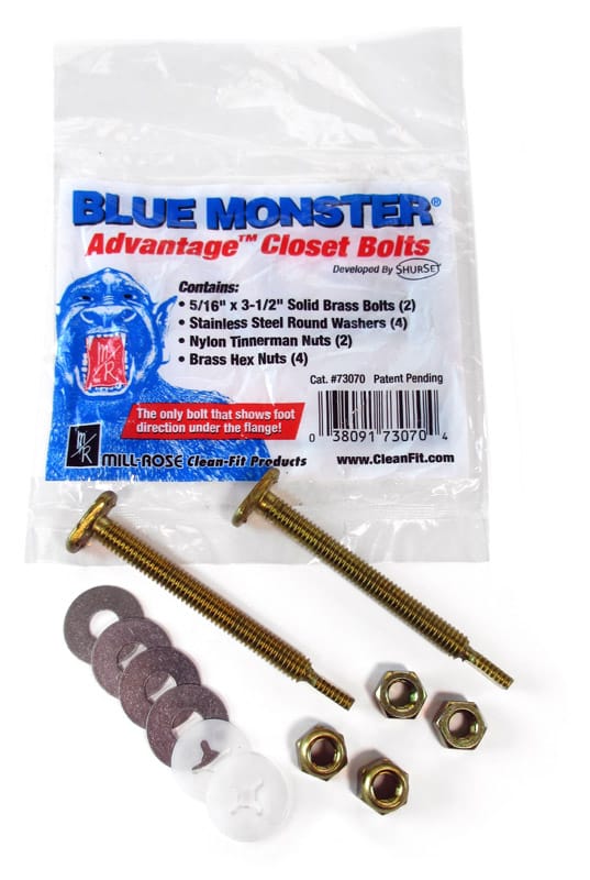 Blue Monster 73070 Closet Bolts