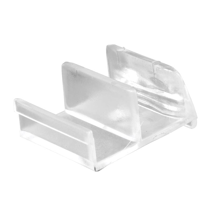 Prime-Line M 6111 5.4 in. H X 9/16 in. W Clear Frameless Shower Door Bottom Guide