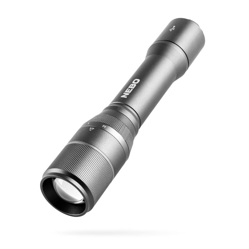 Nebo NEB-FLT-0020 Davinci 2000 lm Black LED Rechargeable Rechargeable Flashlight 18650 Battery