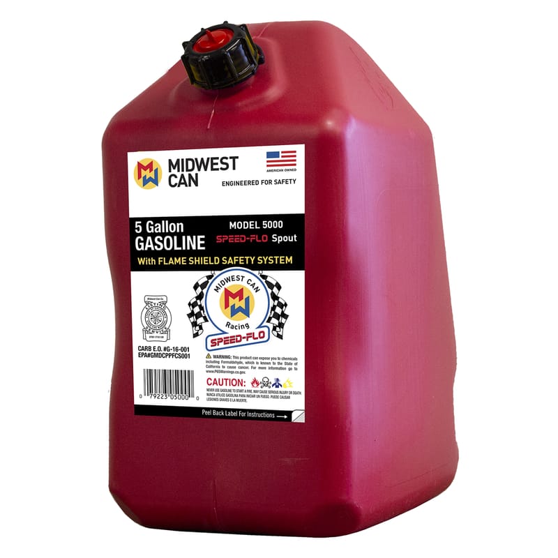 Midwest Can 5010 Midwest Can HDPE Gas Can 5 gal
