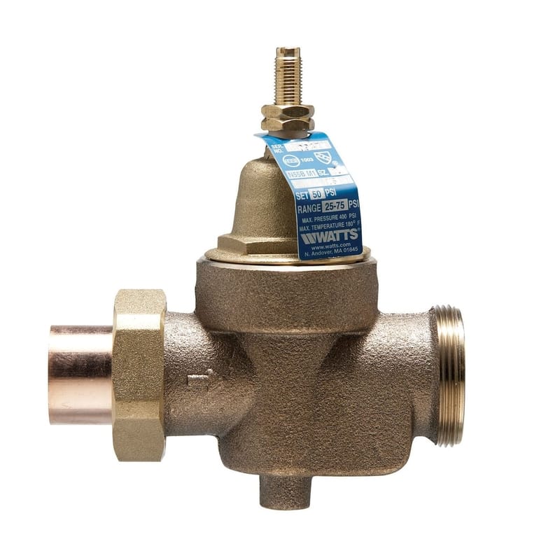 Watts 0009589 3/4 in. FNPT Brass Water Pressure Reducing Valve 3/4 in. FNPT 1 pk