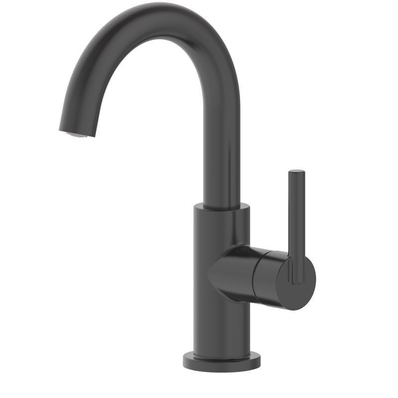 Oakbrook Collection 67927W-607001 Alexis Matte Black Modern Single-Handle Bathroom Sink Faucet 4 in.