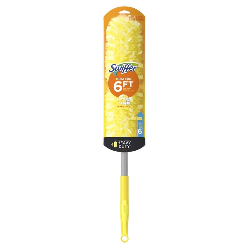 Swiffer 80372919 360 Heavy Duty Dusters Microfiber 360 Duster Kit 20 in. W X 72 in. L 1 pk