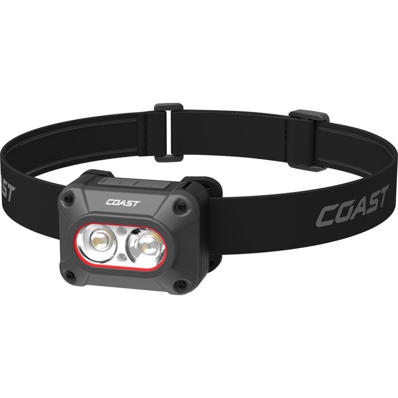 Coast 31503 FLX10R Twin Pack (2pk) 1000 lm Black/Gray LED Rechargeable Head Lamp