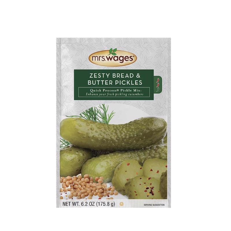 MRS. Wages W659-J6425 Zesty Bread and Butter Pickle Mix 6.2 oz 1 pk