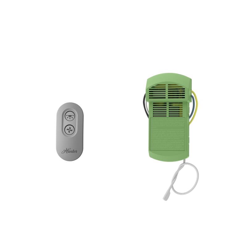 Hunter 99772 Gray Plastic Remote Control with Receiver