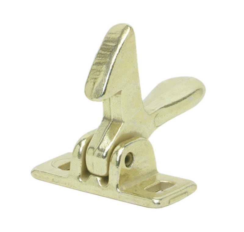 Schlage SP2A3 1.4 in. H X 0.6 in. W X 0.9 in. D Brass-Plated Aluminum Elbow Catch