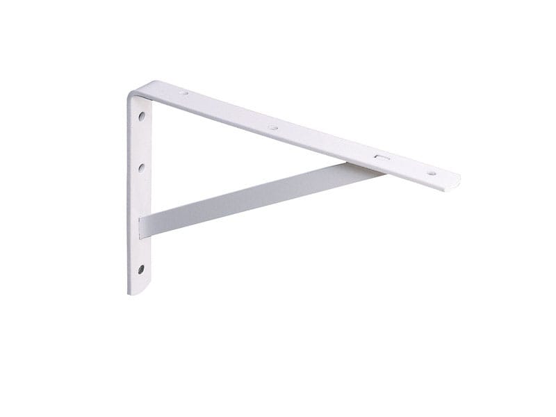 Knape & Vogt 208 WH 400 White Steel Bracket N/A Ga. 16 in. L 600 lb