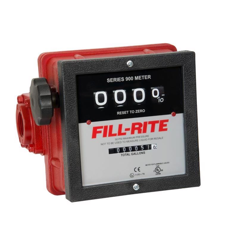 Fill-Rite 901C Aluminum 4-Wheel Mechanical Meter 40 gpm 1