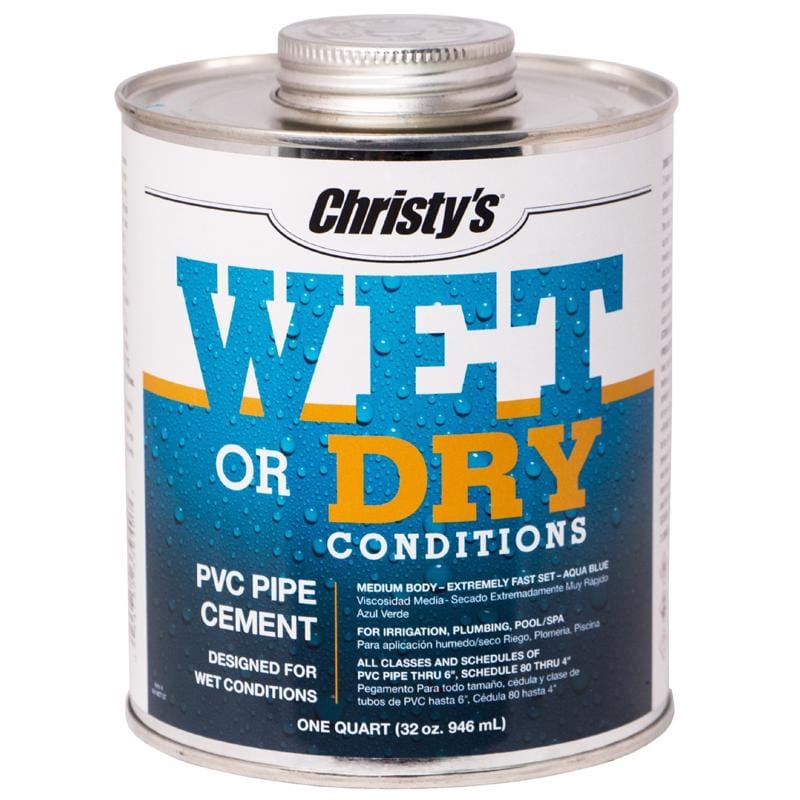 Keeney Manufacturing 505231 Christy's Wet or Dry Blue Cement For PVC 4 oz