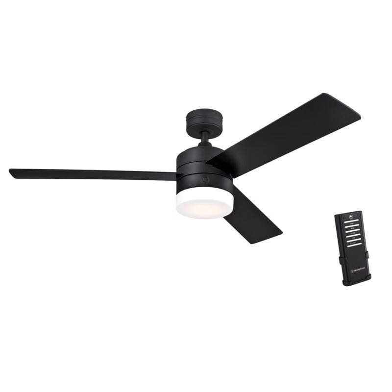 Westinghouse 7205900 Alta Vista 52 in. Matte Black LED Indoor Ceiling Fan