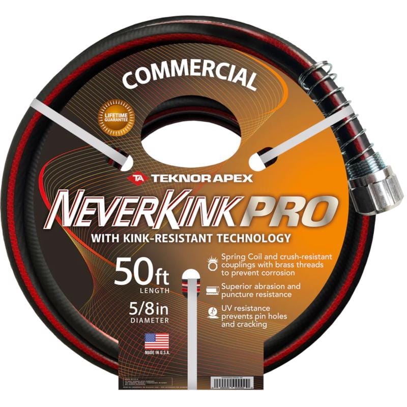 Teknor Apex 8845 50 NeverKink 5/8 in. D X 50 ft. L Heavy Duty Commercial Grade Garden Hose