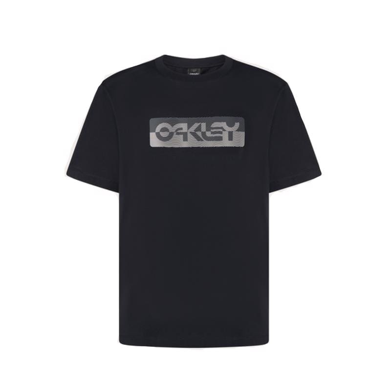 Oakley FOA406159-02E2X XXL Short Sleeve Men's Crew Neck Blackout Duality B1B Tee Shirt