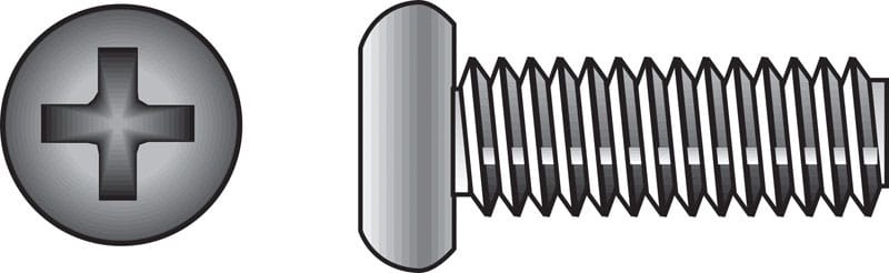 Hillman 0828478 No. 8-32 Ga. X 3/4 in. L Phillips Pan Head Stainless Steel Machine Screws 100 pk